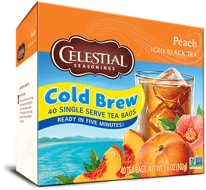 Peach Cold Brew Iced Black Tea