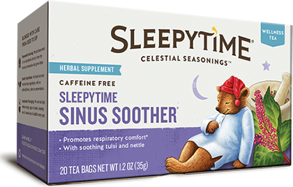 Click here to purchase Sleepytime Sinus Soother Wellness Tea