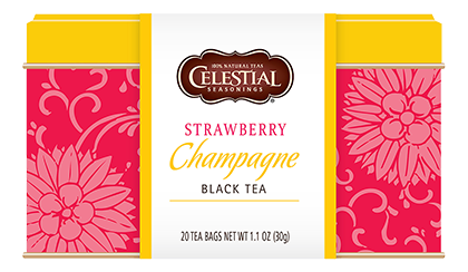 Strawberry Champagne Black Tea Keepsake Gift Tin