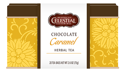 Chocolate Caramel Herbal Tea Keepsake Gift Tin