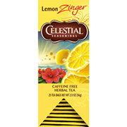 Image of Lemon Zinger Herbal Tea packaging