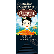 Image of Mandarin Orange Spice Herbal Tea packaging