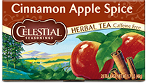 Image of Cinnamon Apple Spice Herbal Tea packaging