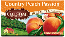Image of Country Peach Passion Herbal Tea packaging