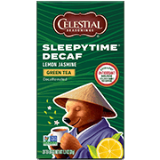 Image of Sleepytime Decaf Lemon Jasmine Green Tea packaging