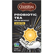Image of English Breakfast + Probiotics Black Tea packaging