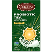 Image of Authentic Green + Probiotics Green Tea packaging