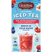 Image of Cold Brew Iced Tea, Red, White & Blueberry packaging