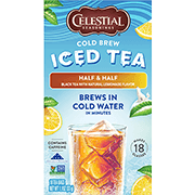 Image of Cold Brew Iced Tea, Half and Half Iced Black Tea and Lemonade packaging
