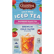 Image of Cold Brew Iced Tea, Raspberry Black Tea packaging