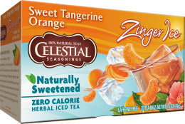 Sweet Tangerine Orange Zinger Ice Herbal Tea