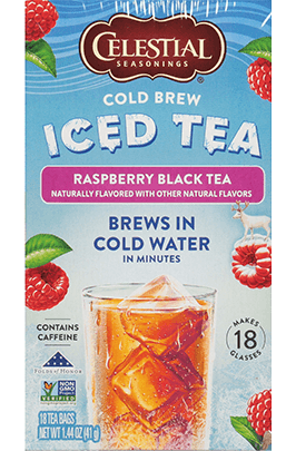 Cold Brew Iced Tea, Raspberry Black Tea