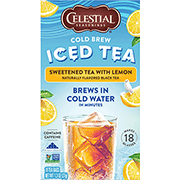 Cold Brew Iced Tea, Sweetened Tea with Lemon - Click for More Information